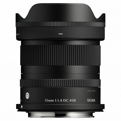 Sigma 15mm F1.4 DC | Contemporary lens for Canon RF-S Sigma 15mm F1.4 DC | Contemporary lens for Canon RF-S