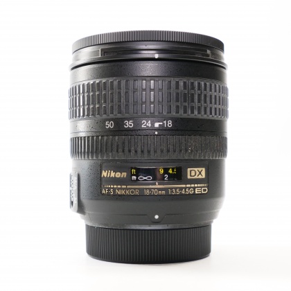 Used Nikon AF-S 18-70mm f3.5-4.5 G ED DX lens Used Nikon AF-S 18-70mm f3.5-4.5 G ED DX lens