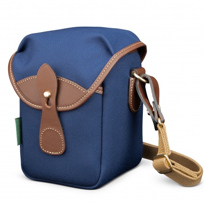 Billingham 72 Camera Shoulder Bag, Navy Fibrenyte-Chocolate Trim Billingham 72 Camera Shoulder Bag, Navy Fibrenyte-Chocolate Trim