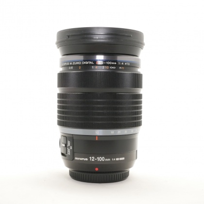 Used Olympus M.ZUIKO DIGITAL ED 12-100mm f4 lens, black Used Olympus M.ZUIKO DIGITAL ED 12-100mm f4 lens, black