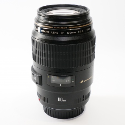 Used Canon EF 100mm f2.8 USM Macro lens Used Canon EF 100mm f2.8 USM Macro lens
