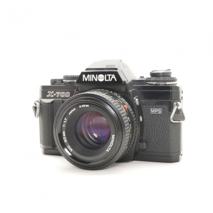 Used Minolta X-700 35mm SLR with 50mm lens Used Minolta X-700 35mm SLR with 50mm lens