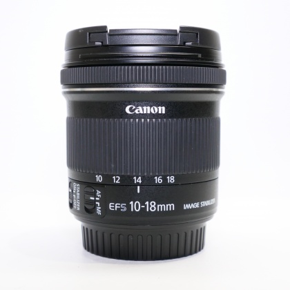 Used Canon EF-S 10-18mm f4.5-5.6 IS STM lens Used Canon EF-S 10-18mm f4.5-5.6 IS STM lens