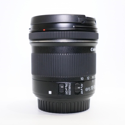 Used Canon EF-S 10-18mm f4.5-5.6 IS STM lens Used Canon EF-S 10-18mm f4.5-5.6 IS STM lens