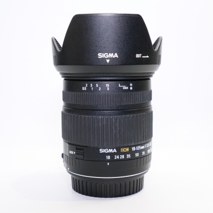 Used Sigma 18-125mm f3.5-5.6 DC lens for Canon EOS Used Sigma 18-125mm f3.5-5.6 DC lens for Canon EOS