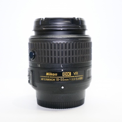 Used Nikon AF-S 18-55mm f3.5-5.6 DX VR II lens Used Nikon AF-S 18-55mm f3.5-5.6 DX VR II lens
