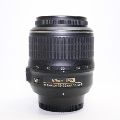 Used Nikon AF-S 18-55mm f3.5-5.6 DX VR lens Used Nikon AF-S 18-55mm f3.5-5.6 DX VR lens