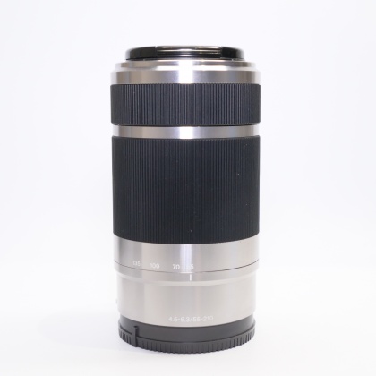 Used Sony E 55-210mm f4.5-6.3 lens, silver Used Sony E 55-210mm f4.5-6.3 lens, silver