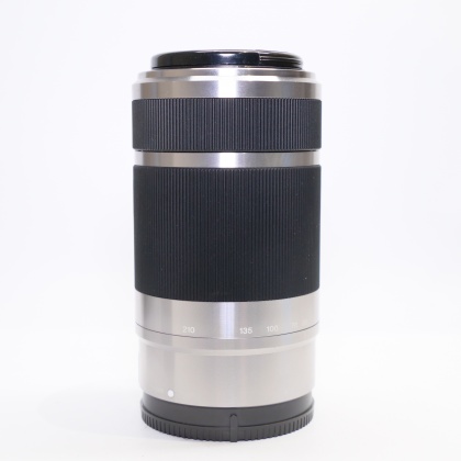 Used Sony E 55-210mm f4.5-6.3 lens, silver Used Sony E 55-210mm f4.5-6.3 lens, silver