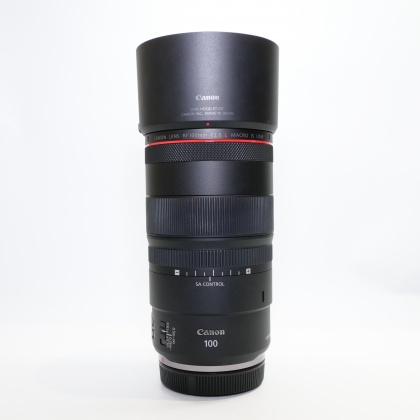 Used Canon RF 100mm f2.8 L Macro IS USM lens Used Canon RF 100mm f2.8 L Macro IS USM lens