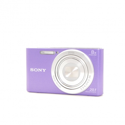 Used Sony Cybershot W830 digital compact camera, Purple Used Sony Cybershot W830 digital compact camera, Purple