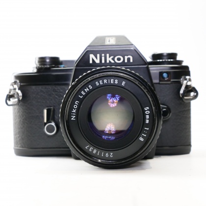 Used Nikon EM 35mm SLR with 50mm lens Used Nikon EM 35mm SLR with 50mm lens