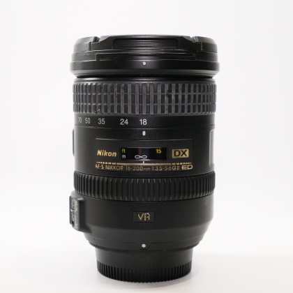 Used Nikon AF-S DX 18-200mm f3.5-5.6 G ED VR II lens Used Nikon AF-S DX 18-200mm f3.5-5.6 G ED VR II lens