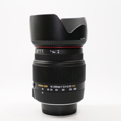 Used Sigma DC 18-200mm f3.5-6.3 II HSM lens for Nikon Used Sigma DC 18-200mm f3.5-6.3 II HSM lens for Nikon