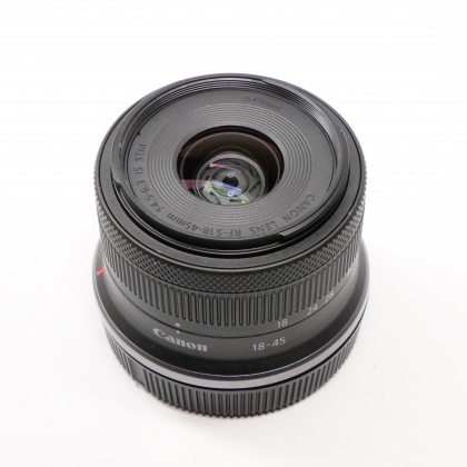 Used Canon RF-S 18-45mm f4.5-6.3 IS STM lens Used Canon RF-S 18-45mm f4.5-6.3 IS STM lens