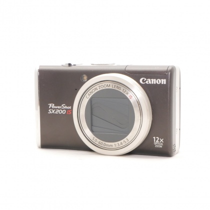 Used Canon Powershot SX200 IS digital compact camera Used Canon Powershot SX200 IS digital compact camera
