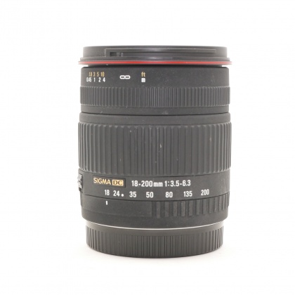 Used Sigma 18-200mm f3.5-6.3 DC lens for Canon EOS Used Sigma 18-200mm f3.5-6.3 DC lens for Canon EOS