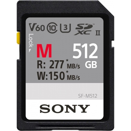 Sony 512GB SDXC Tough UHS-II R277/W150MB/s V60 Sony 512GB SDXC Tough UHS-II R277/W150MB/s V60