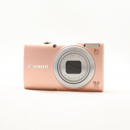 Used Canon Powershot A4000 IS HD compact camera, pink Used Canon Powershot A4000 IS HD compact camera, pink