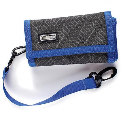 Think Tank Pixel Pocket Rocket Card Wallet, Grey/Blue Think Tank Pixel Pocket Rocket Card Wallet, Grey/Blue