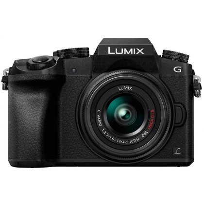 Panasonic Lumix DMC-G7 Mirrorless Camera with 14- 42mm lens, Black Panasonic Lumix DMC-G7 Mirrorless Camera with 14- 42mm lens, Black