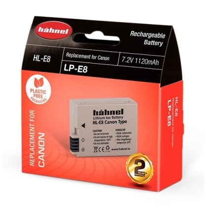 Hahnel HL-E8, 7.2v 1120 mAh battery Hahnel HL-E8, 7.2v 1120 mAh battery