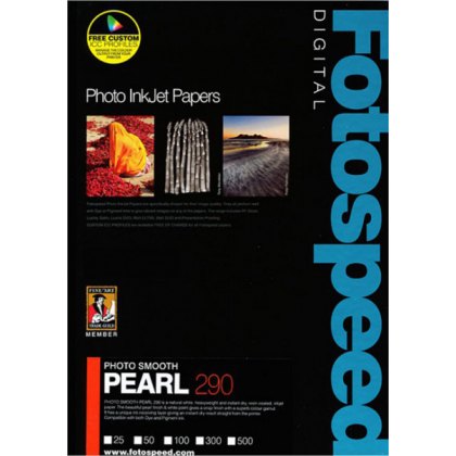 Fotospeed Smooth Pearl 290, 8x10 - 100 sheets Fotospeed Smooth Pearl 290, 8x10 - 100 sheets