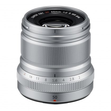 Fujifilm XF 50mm f2.0 R WR lens, silver Fujifilm XF 50mm f2.0 R WR lens, silver