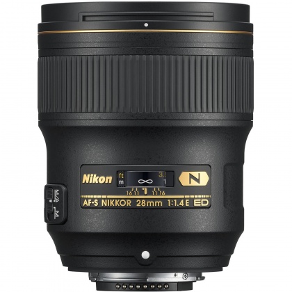 Nikon AF-S 28mm f1.4E ED lens Nikon AF-S 28mm f1.4E ED lens