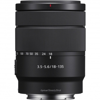 Sony E 18-135mm f3.5-5.6 OSS lens, black Sony E 18-135mm f3.5-5.6 OSS lens, black