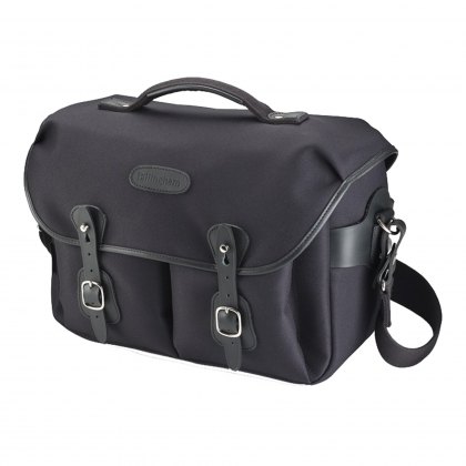 Billingham Hadley One Camera Shoulder Bag, Black Fibrenyte-Black Trim Billingham Hadley One Camera Shoulder Bag, Black Fibrenyte-Black Trim