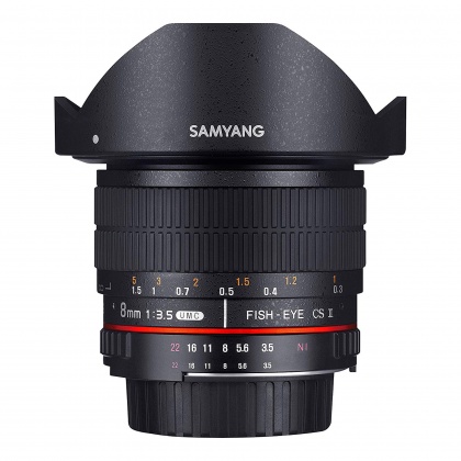 Samyang MF 8mm f3.5 CSII Fisheye lens for Sony E Samyang MF 8mm f3.5 CSII Fisheye lens for Sony E