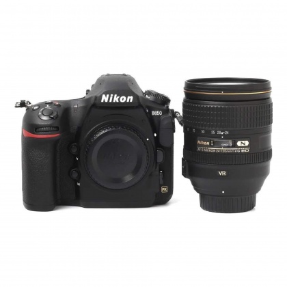 Nikon D850 DSLR Camera with 24-120 f4 Lens Nikon D850 DSLR Camera with 24-120 f4 Lens