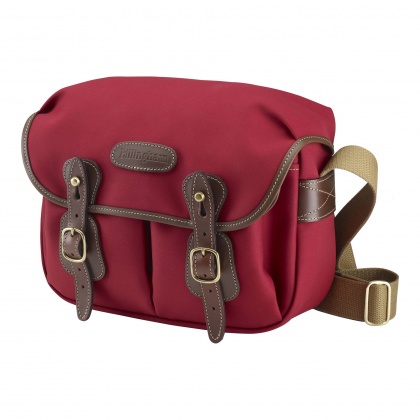 Billingham Hadley Small Camera Shoulder Bag, Burgundy-Chocolate Trim Billingham Hadley Small Camera Shoulder Bag, Burgundy-Chocolate Trim