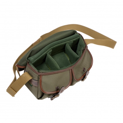 Billingham Hadley Small Camera Shoulder Bag, Sage Fibrenyte-Chocolate Trim Billingham Hadley Small Camera Shoulder Bag, Sage Fibrenyte-Chocolate Trim
