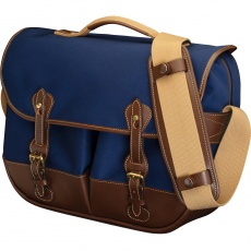 Billingham Eventer MkII Camera Shoulder Bag, Navy Canvas-Chocolate Trim Billingham Eventer MkII Camera Shoulder Bag, Navy Canvas-Chocolate Trim