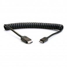 Atomos Coiled mini HDMI to full HDMI 4K60p cable (40-80cm) Atomos Coiled mini HDMI to full HDMI 4K60p cable (40-80cm)