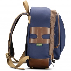Billingham 25 Rucksack, Navy Canvas-Chocolate Trim Billingham 25 Rucksack, Navy Canvas-Chocolate Trim