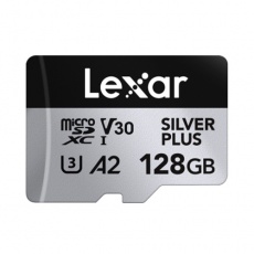 Lexar 128GB microSDXC Silver Plus R205/W150MB/s V30 Lexar 128GB microSDXC Silver Plus R205/W150MB/s V30