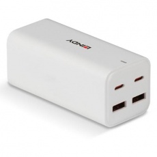 Lindy 100W 4-Port USB Type A & C Mains Charger, GaN technology Lindy 100W 4-Port USB Type A & C Mains Charger, GaN technology