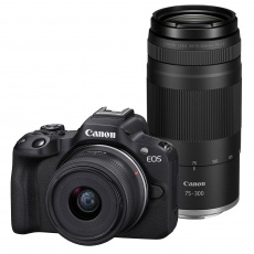 Canon EOS R50 Mirrorless Camera with 18-45 and 75-300mm lenses Canon EOS R50 Mirrorless Camera with 18-45 and 75-300mm lenses