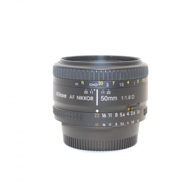 Used Nikon AF-D 50mm f1.8 lens | £69 - Castle Cameras