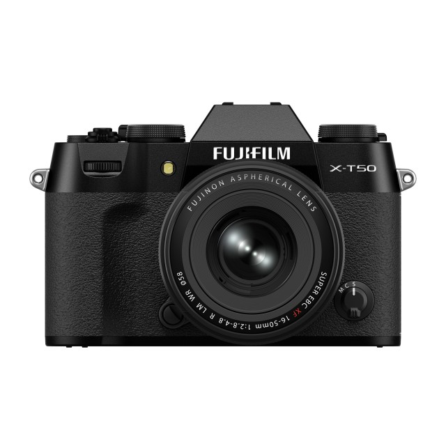 Fujifilm Fujifilm X-T50 Mirrorless Camera, Black with XF 16-50 lens