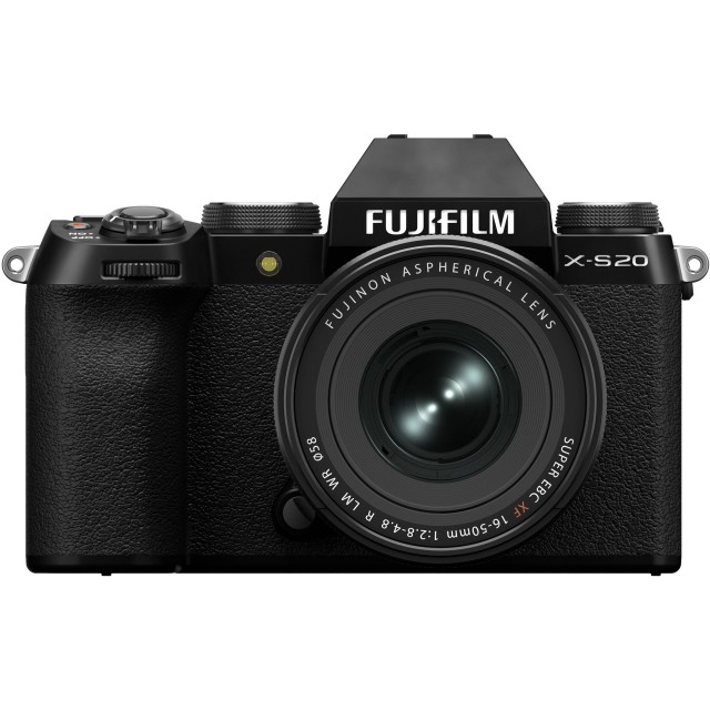 Fujifilm Fujifilm X-S20 Mirrorless Camera, Black with XF16-50mm F2.8-4.8 R LM WR lens