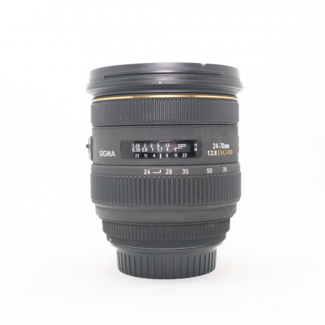 Sigma Used Sigma 24-70mm f2.8 DG EX HSM lens for Canon EOS