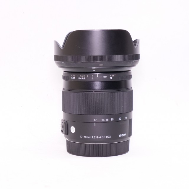 Sigma Used Sigma 17-70mm f2.8-4 DC lens for Canon EOS