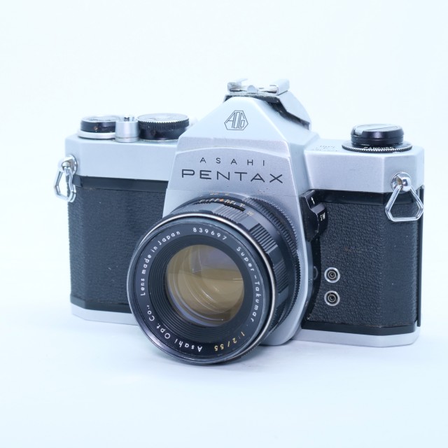 Pentax Used Asahi Pentax SP500 35mm SLR with Takumar 55mm lens