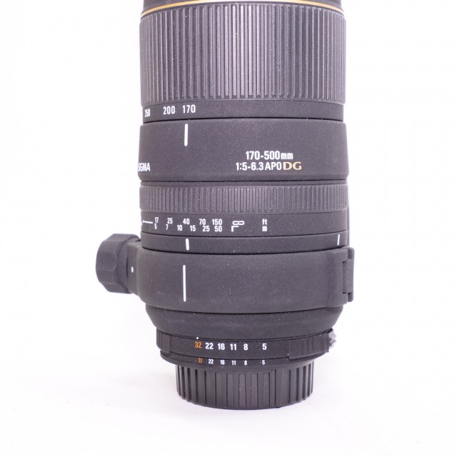 Used Sigma 170-500mm f5.6-6.3 APO DG lens for Nikon