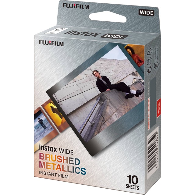 Fujifilm Fujifilm Instax Wide Brushed Metal Film, 10 sheets