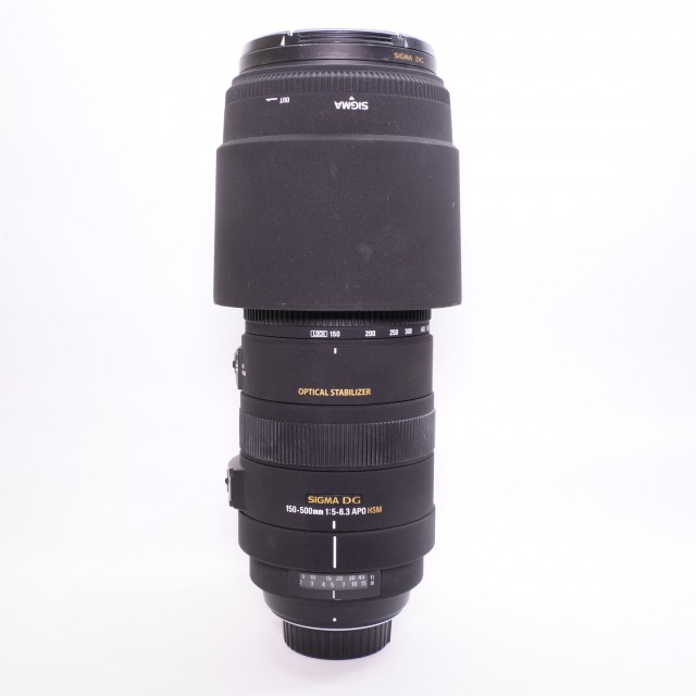 Sigma Used Sigma 150-500mm f5-6.3 APO HSM OS lens for Nikon